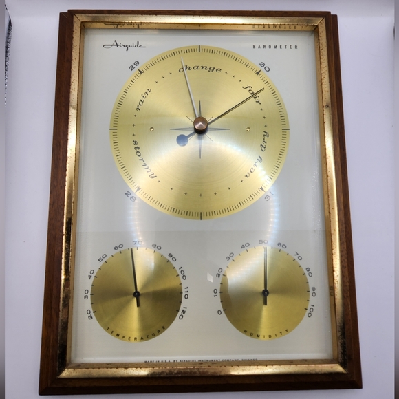 Air Guide Wall Decor Vintage Airguide Wall Barometer Weather